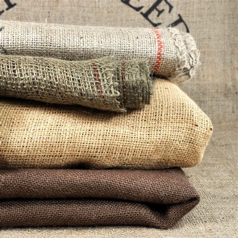 different types of burlap fabric